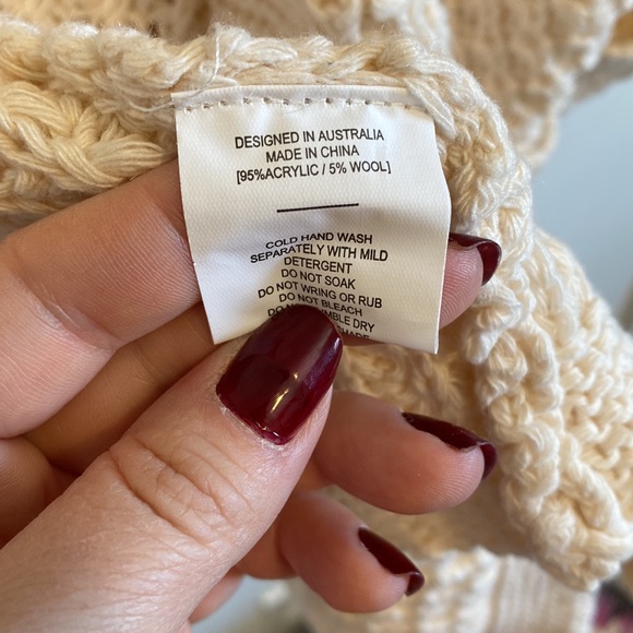 LEYONIE CARDIGAN - CREAM - Picture 9 of 9